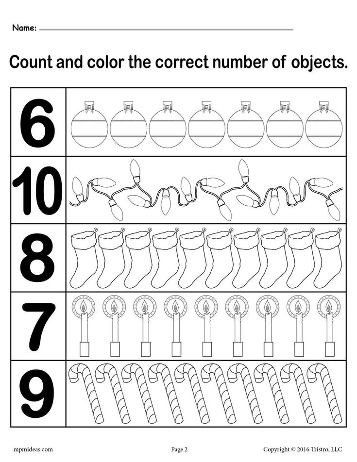 30 Count And Color Worksheets Kindergarten