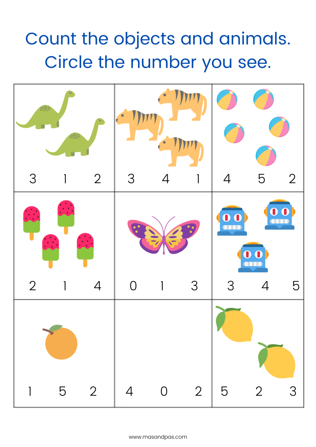 30 Count And Write Worksheets Kindergarten Printable