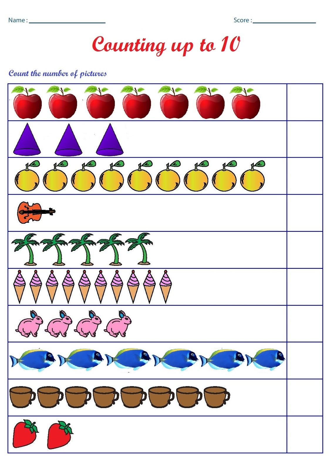 30 Count And Write Worksheets Kindergarten Printable