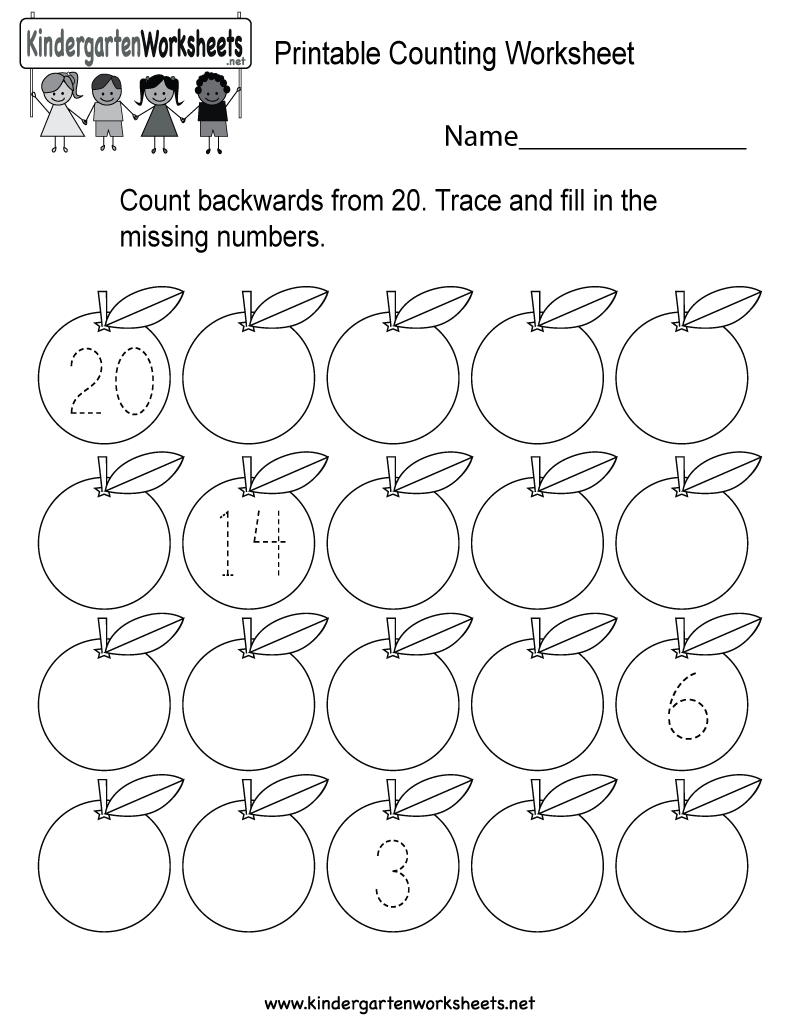 30 Count And Write Worksheets Kindergarten Printable