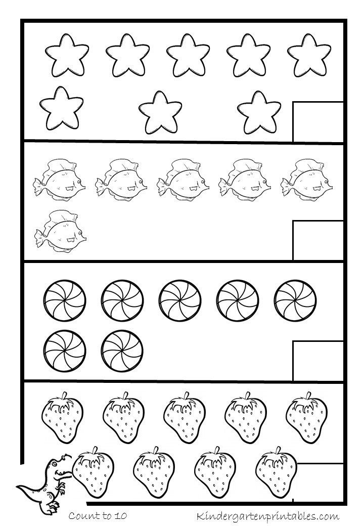 30 Count And Write Worksheets Kindergarten Printable