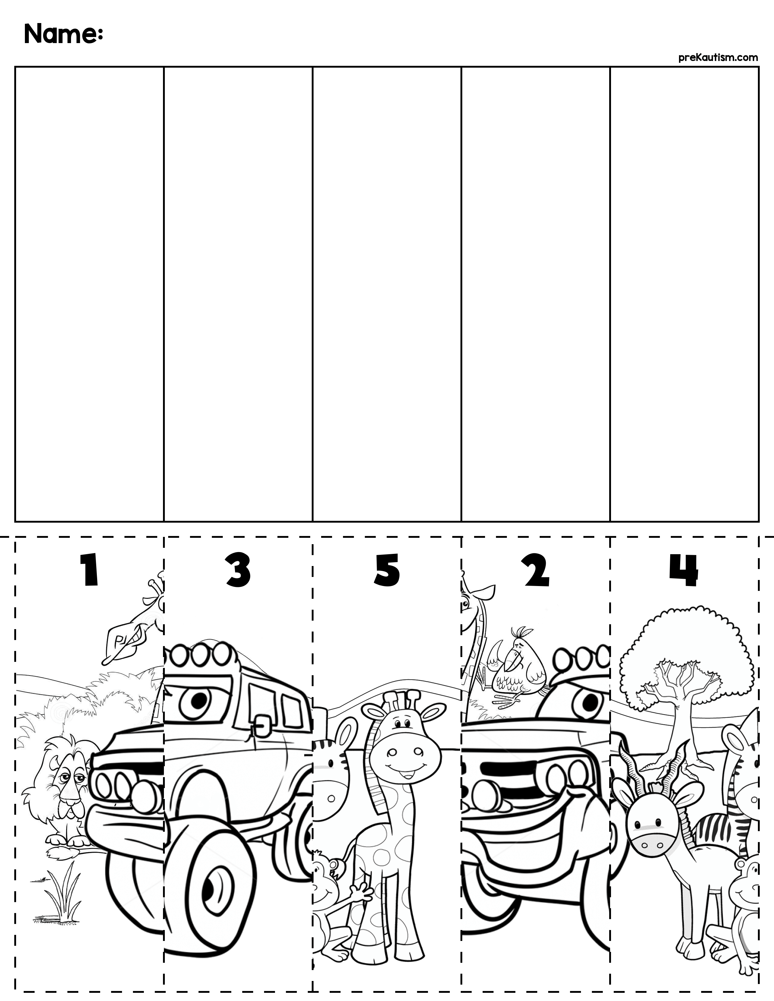 30 Cut And Paste Worksheets Transport