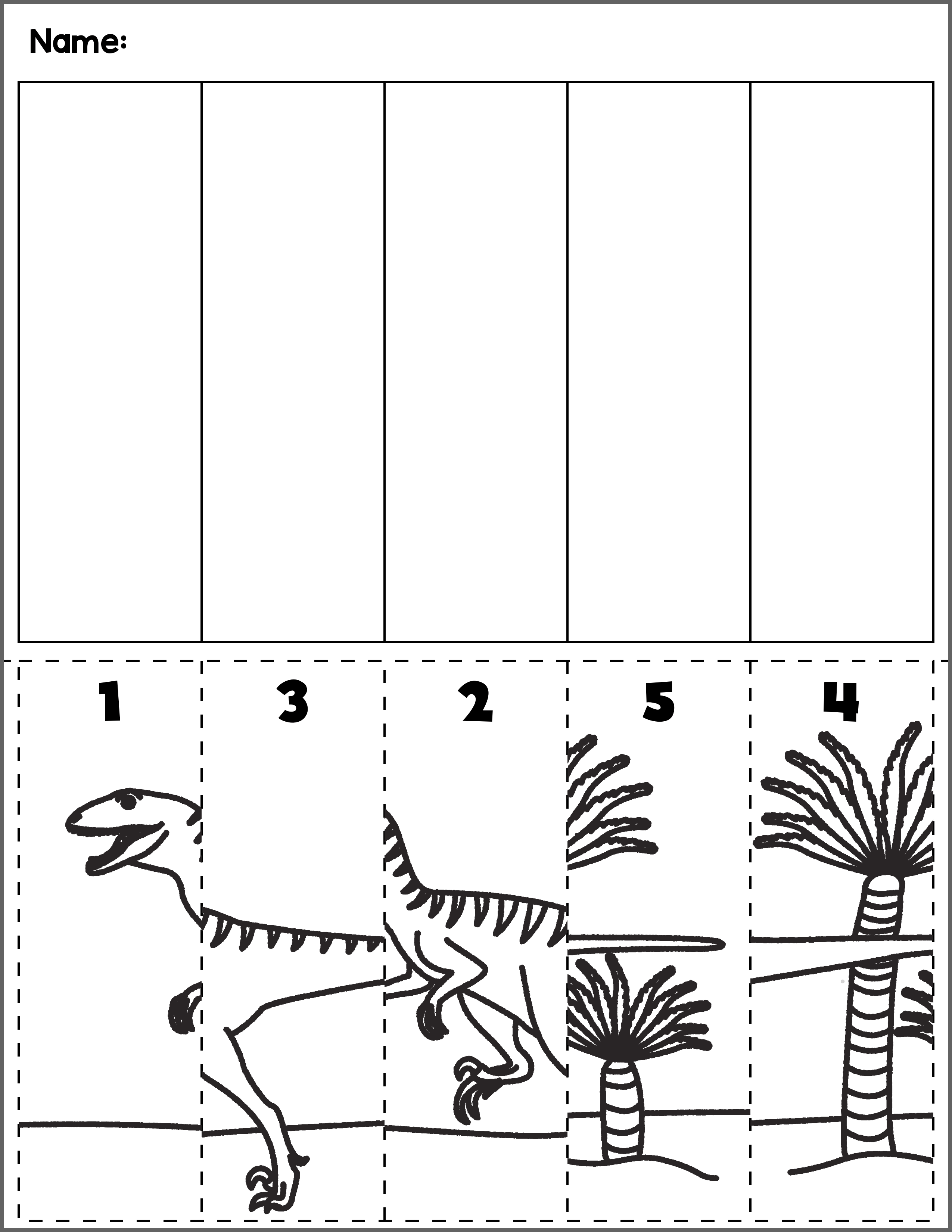 30 Dinosaurs Worksheets For Kindergarten