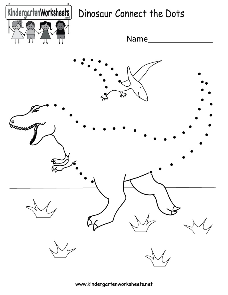 30 Dinosaurs Worksheets For Kindergarten