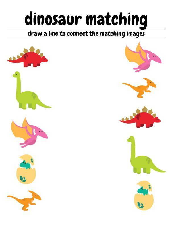 30 Dinosaurs Worksheets For Kindergarten