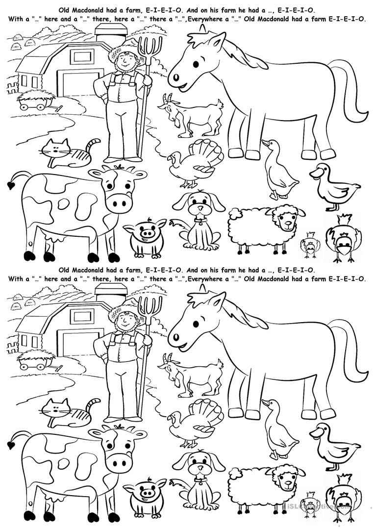 30 Domestic Animals Worksheets For Kindergarten