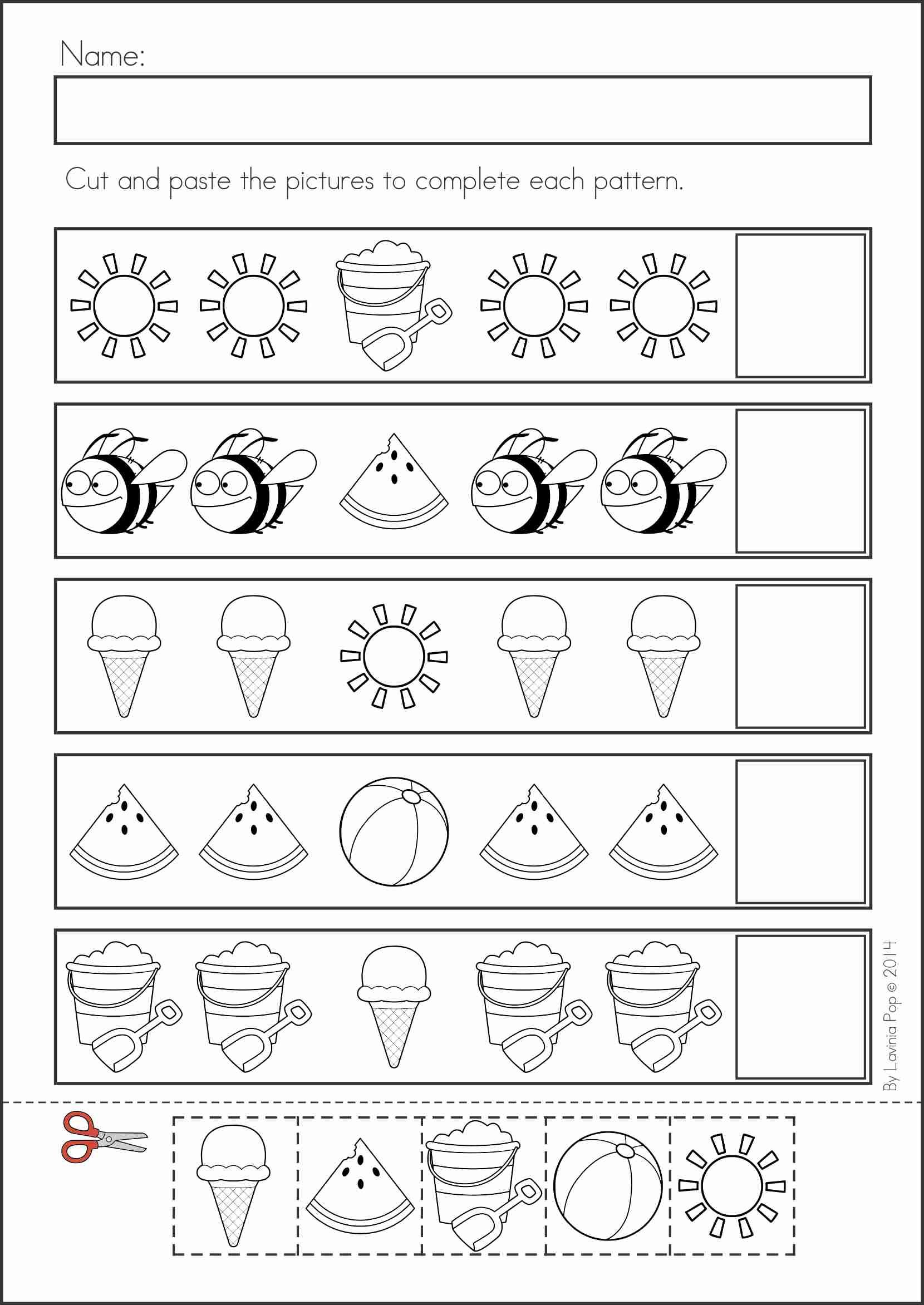 30 Drawing Worksheets For Kindergarten Math