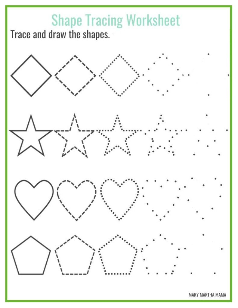 30 Drawing Worksheets For Kindergarten Math