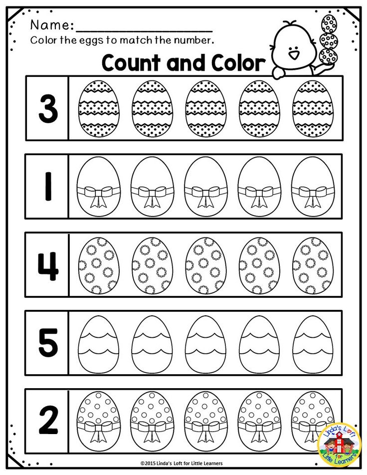 30 Easter Worksheets Preschool Math