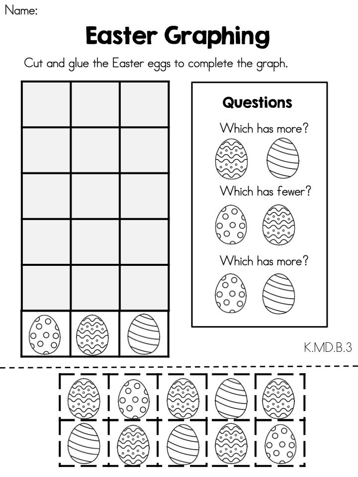 30 Easter Worksheets Preschool Math