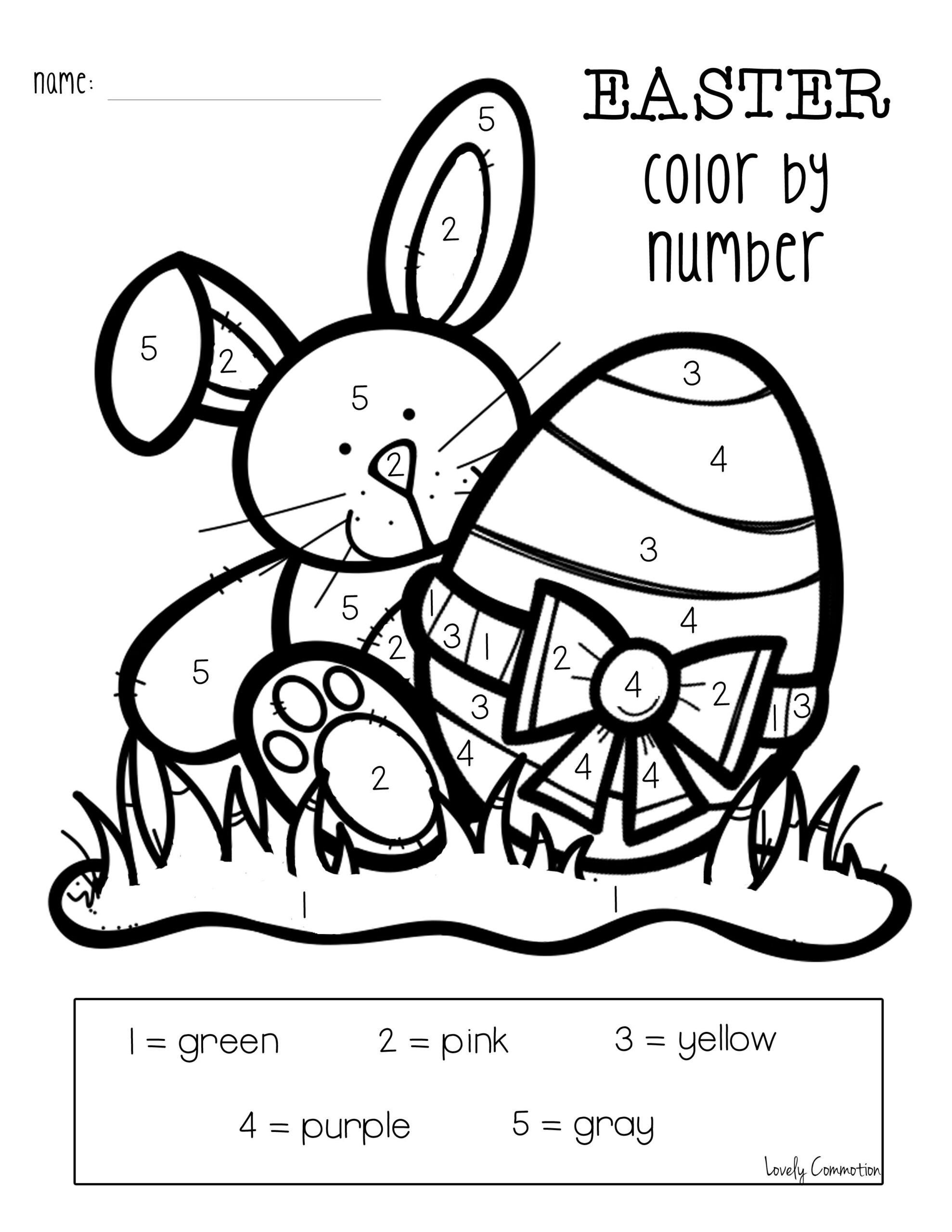 30 Easter Worksheets Preschool Math