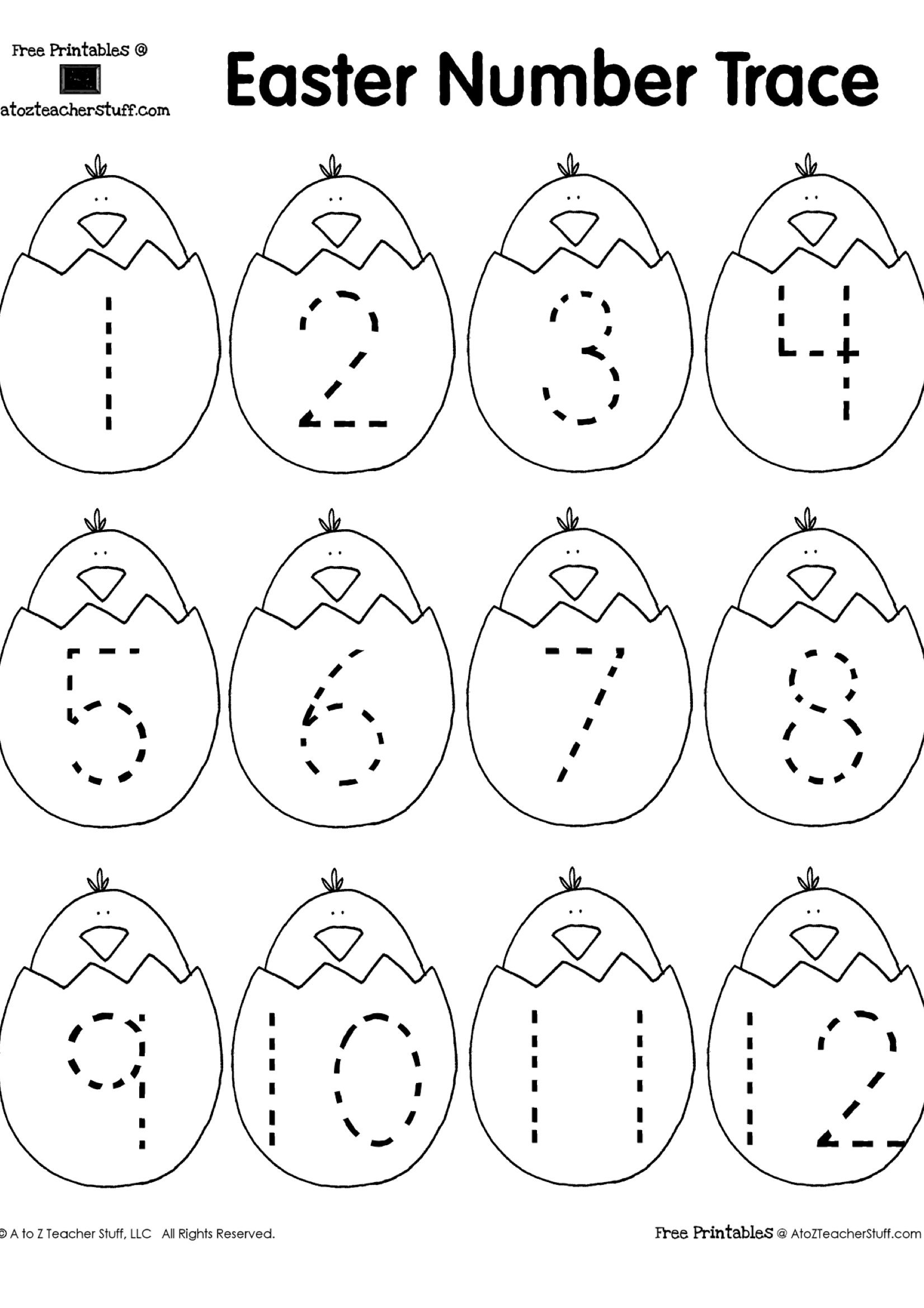 30 Easter Worksheets Preschool Math