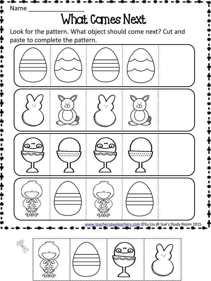 30 Easter Worksheets Preschool Math