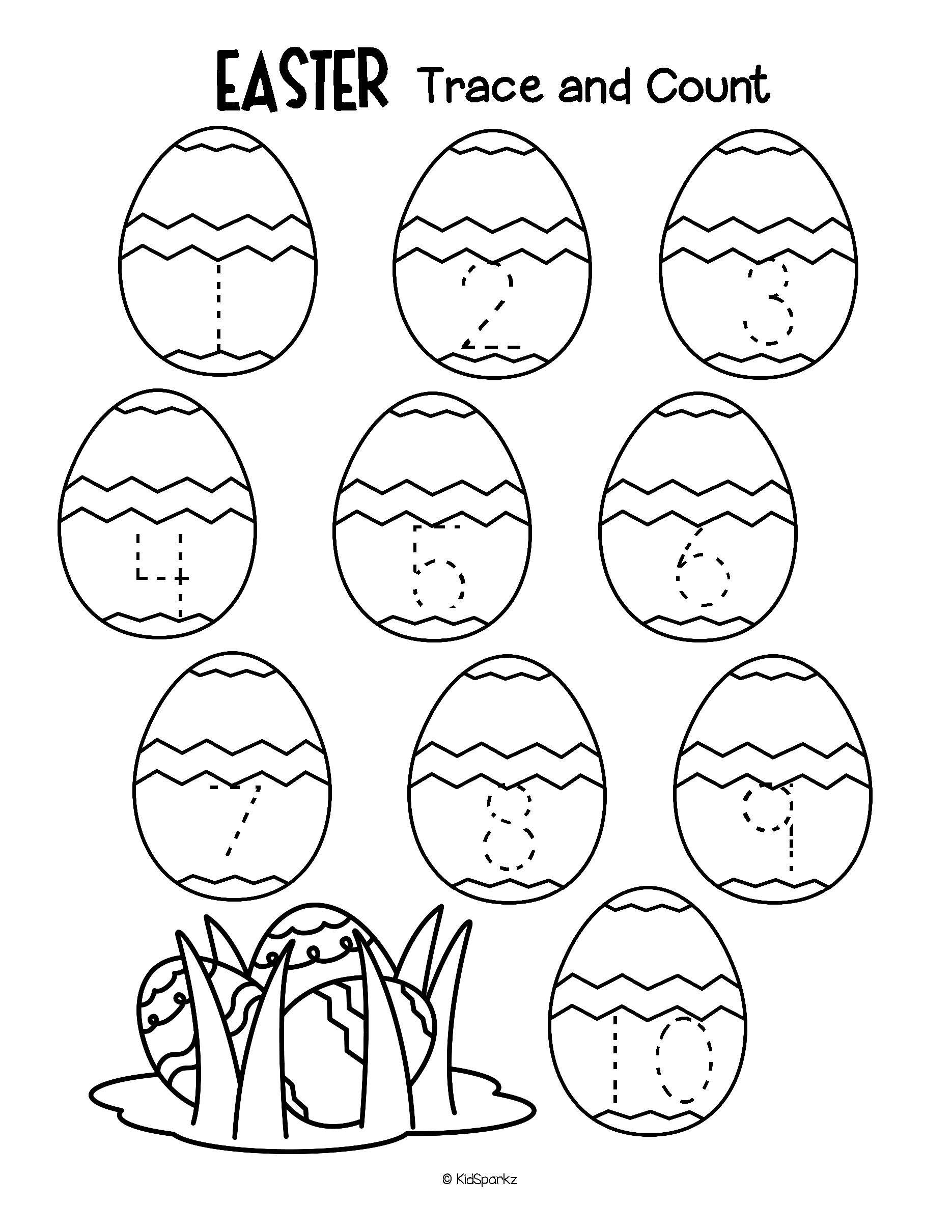 30 Easter Worksheets Preschool Math