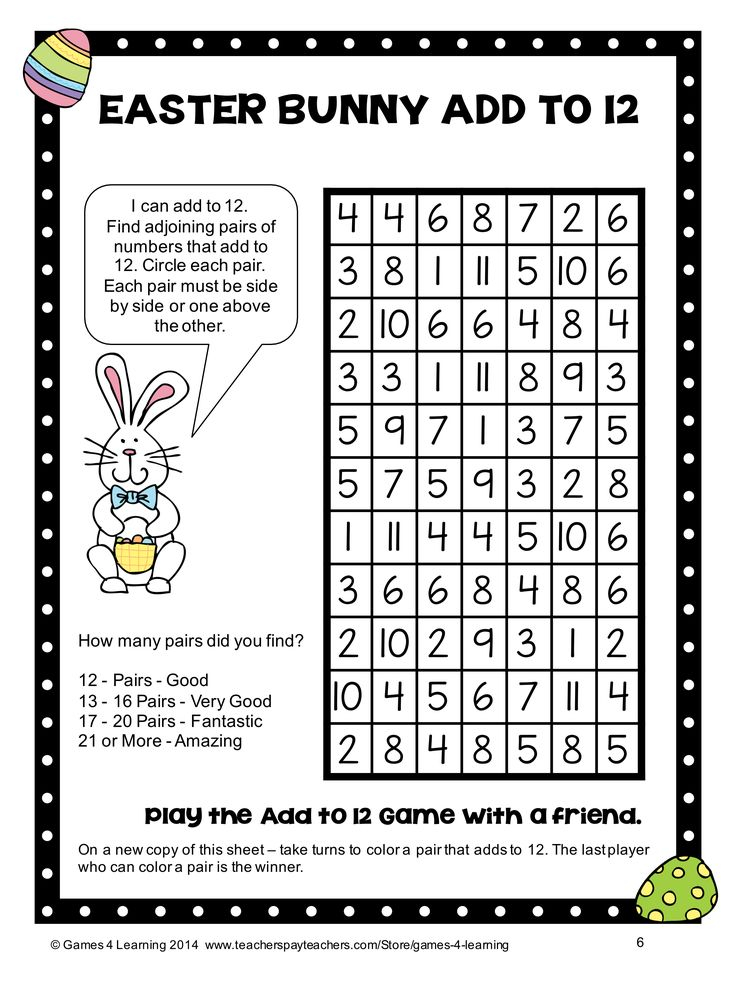 30 Easter Worksheets Preschool Math