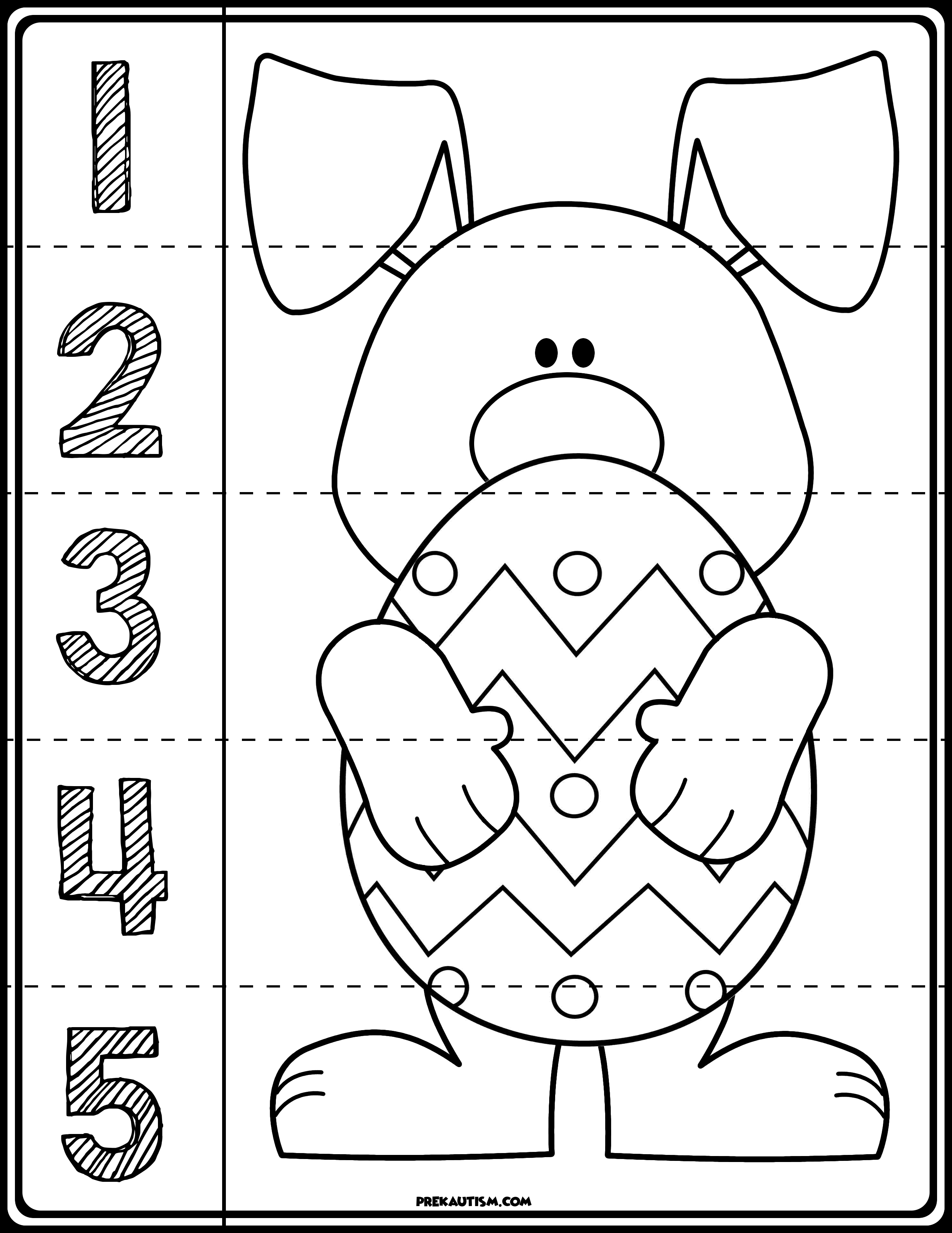 30 Easter Worksheets Preschool Math