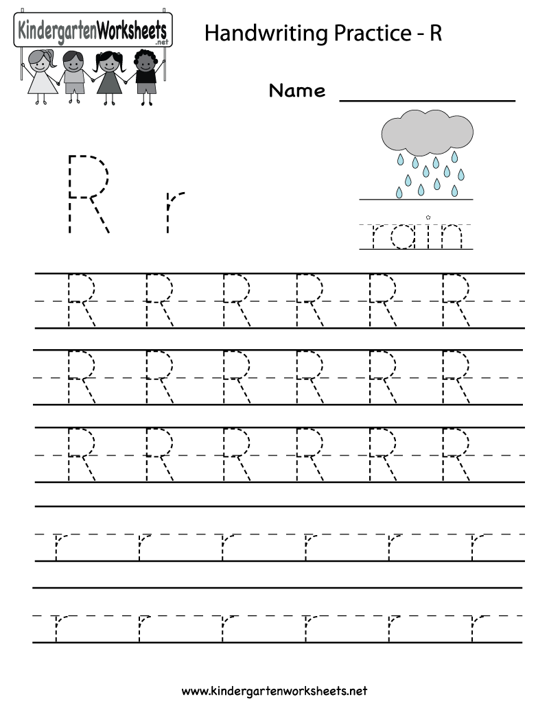 30 English Worksheets For Kindergarten R