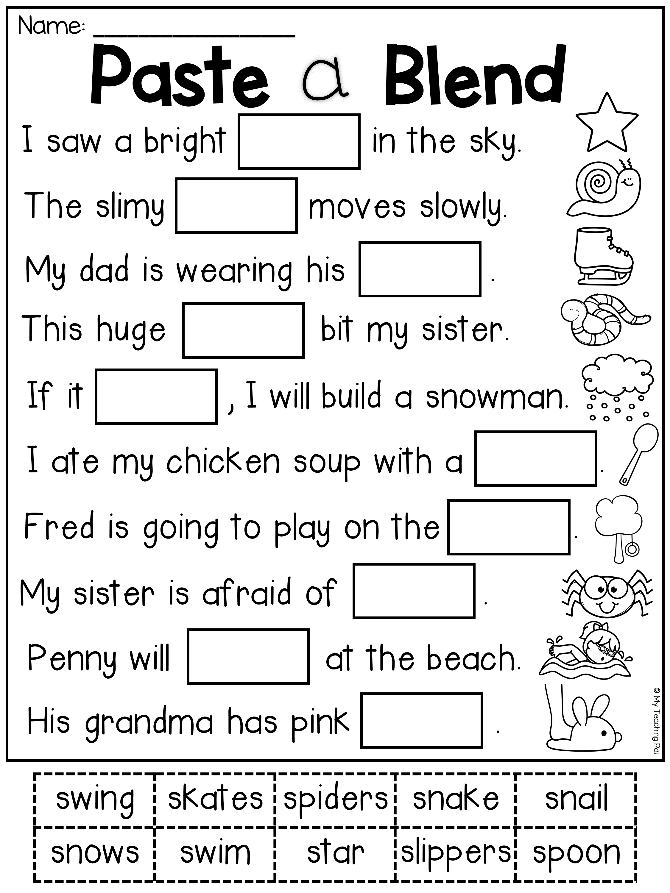 30 English Worksheets For Kindergarten R