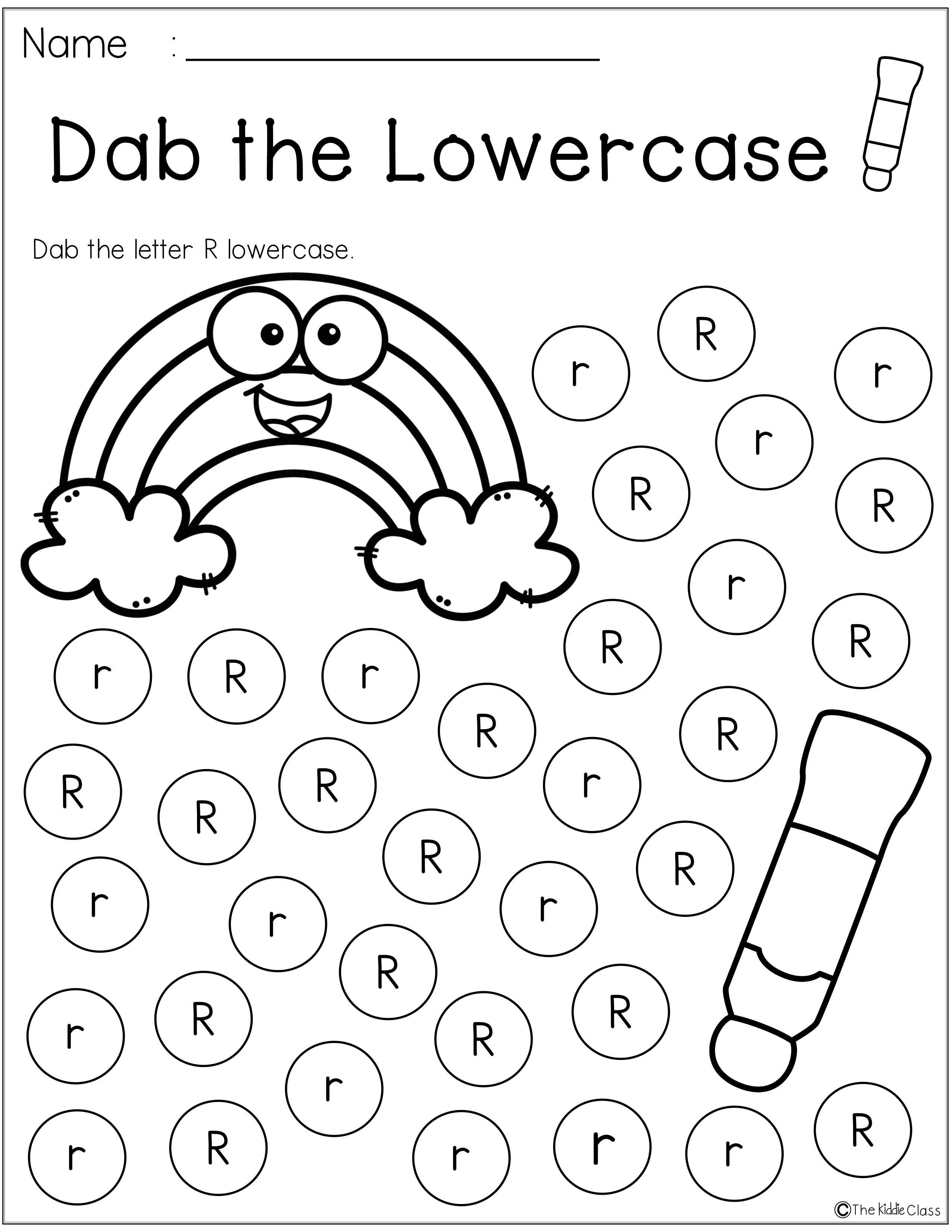 30 English Worksheets For Kindergarten R