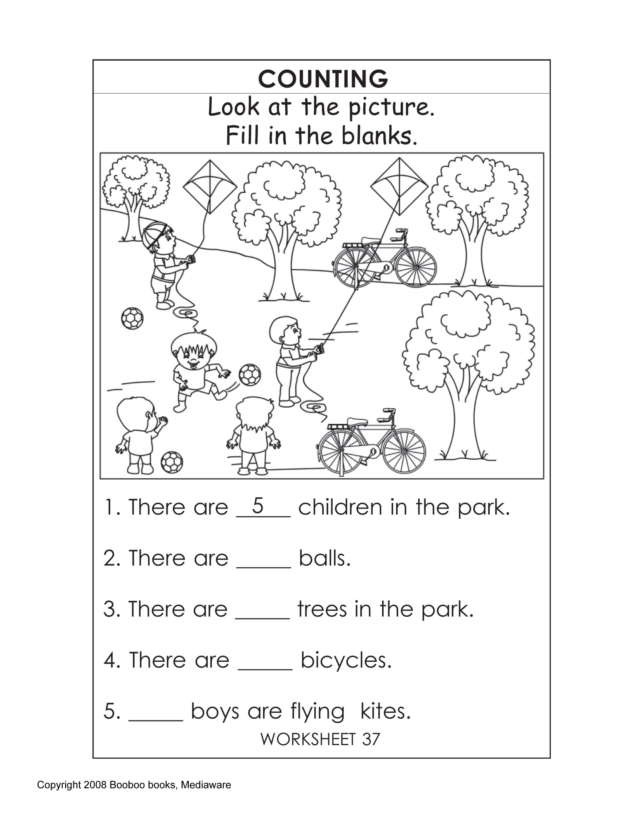 30 English Worksheets For Kindergarten R