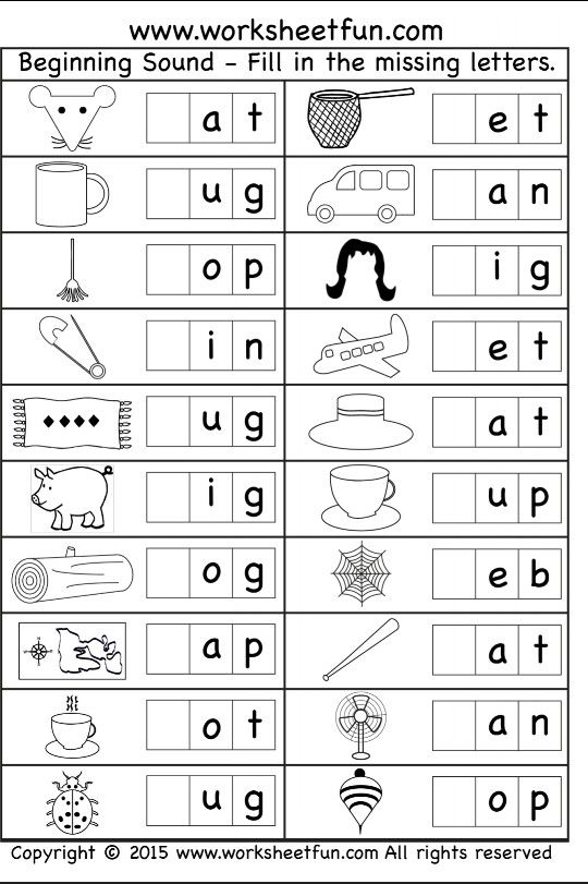 30 English Worksheets For Kindergarten R