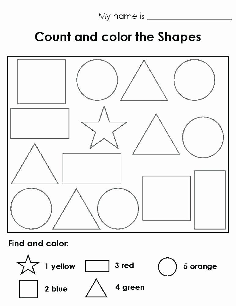 30 Evs Worksheets For Kindergarten Shapes