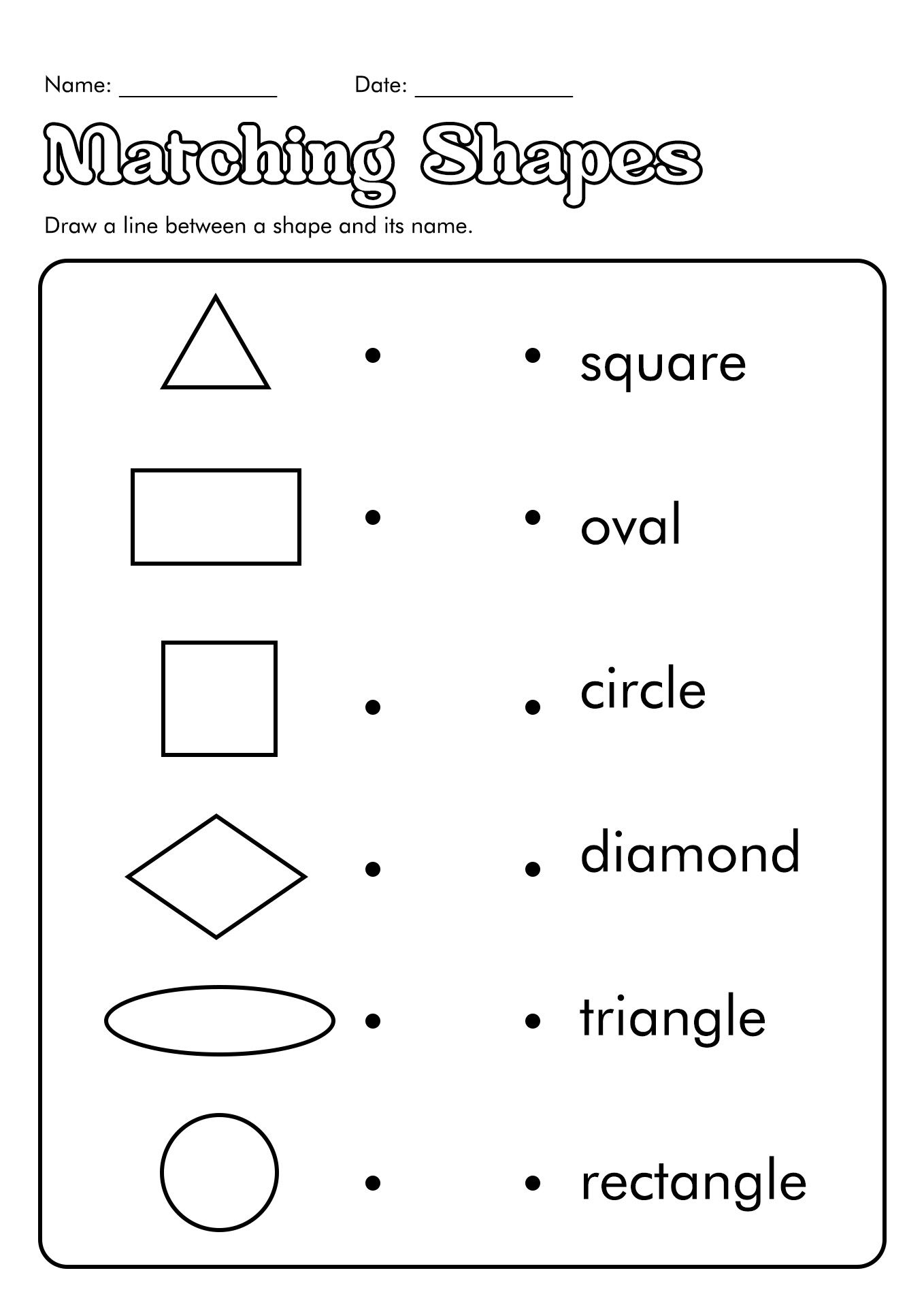 30 Evs Worksheets For Kindergarten Shapes