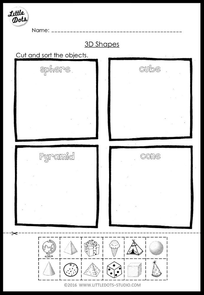 30 Evs Worksheets For Kindergarten Shapes