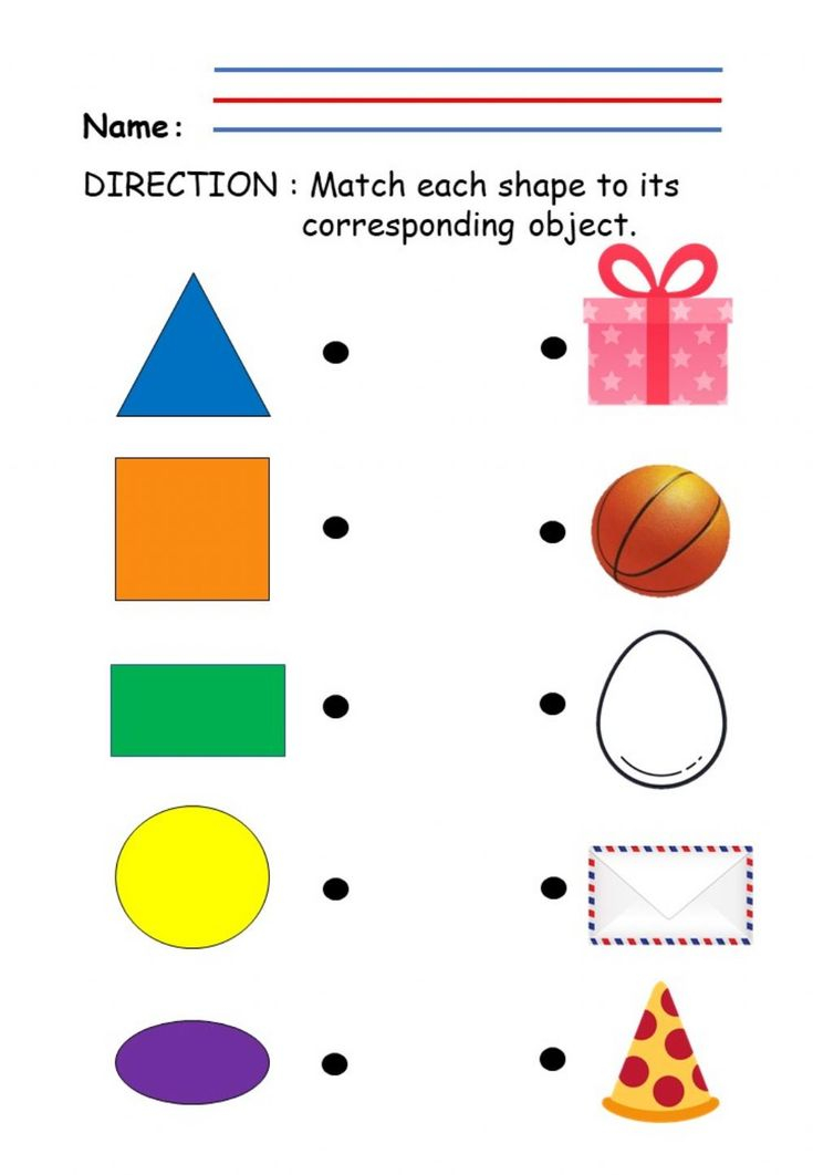 30 Evs Worksheets For Kindergarten Shapes