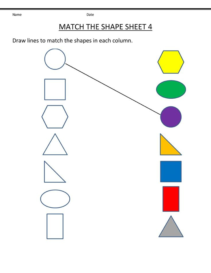 30 Evs Worksheets For Kindergarten Shapes