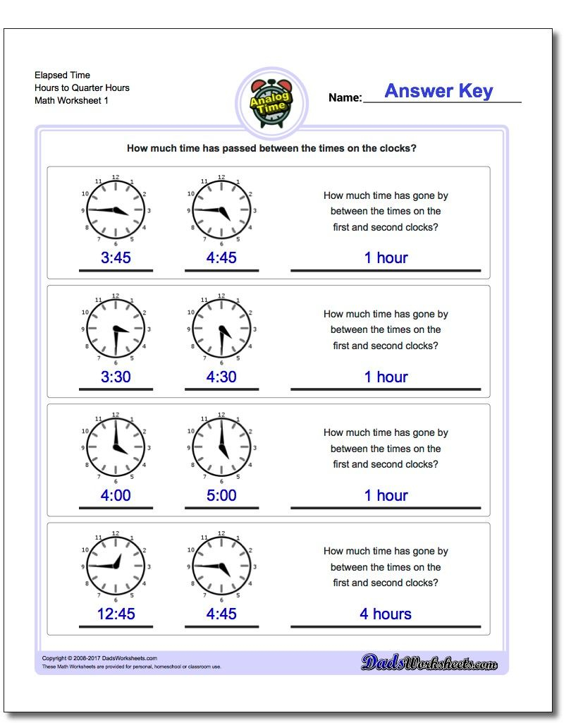 30 Grade 3 Math Worksheets Clock