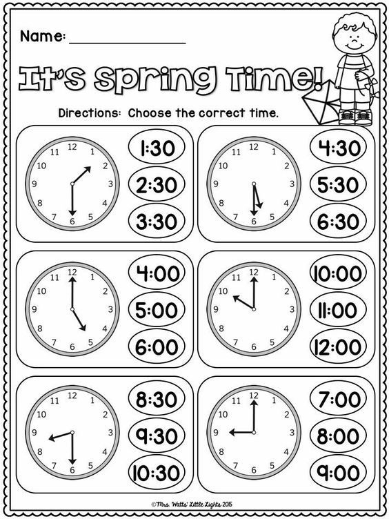 30 Grade 3 Math Worksheets Clock