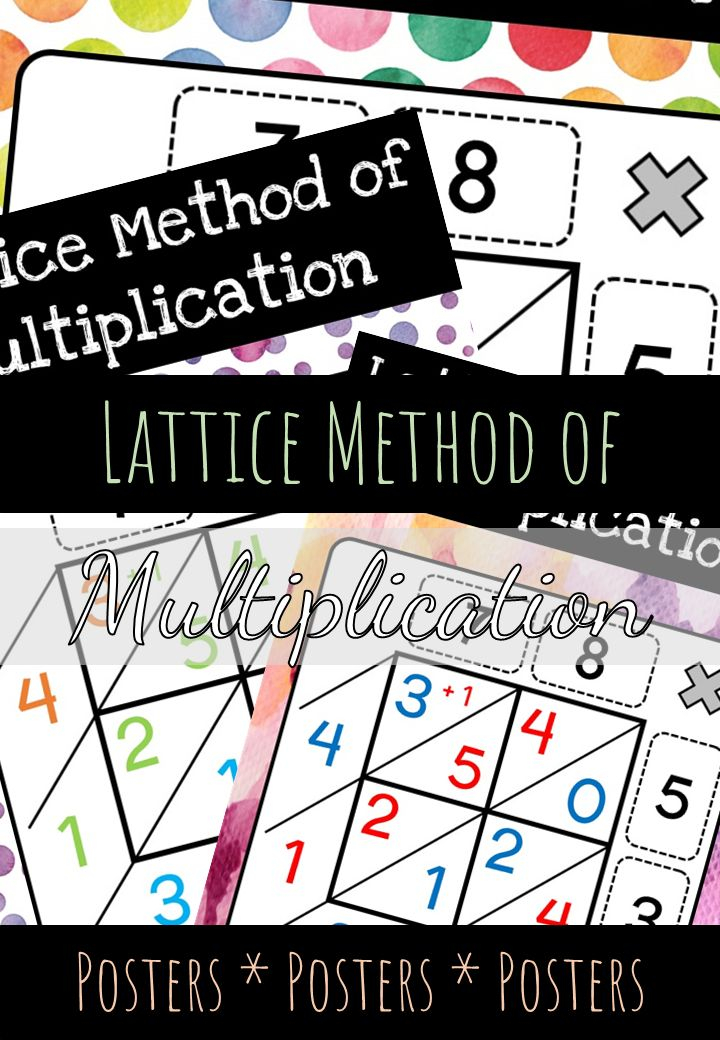 30 Lattice Method Multiplication Worksheets