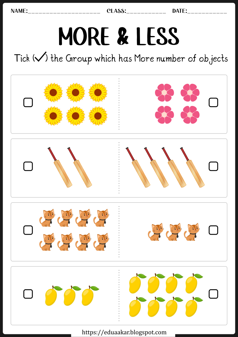 30 Lkg Worksheets Preschool Math