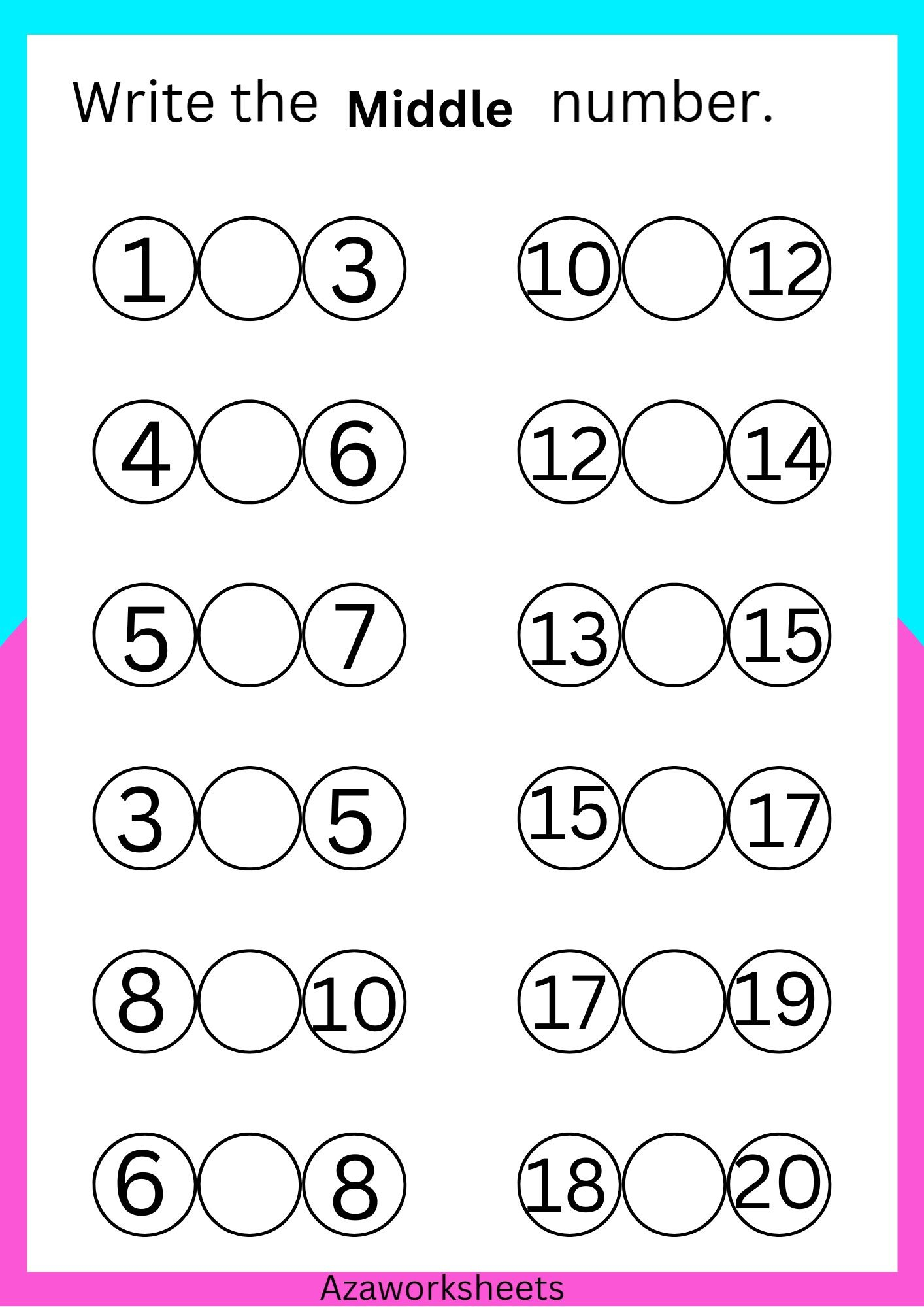 30 Lkg Worksheets Preschool Math