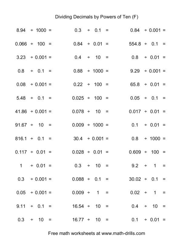 30 Long Division Worksheets 6Th Grade Multiplication