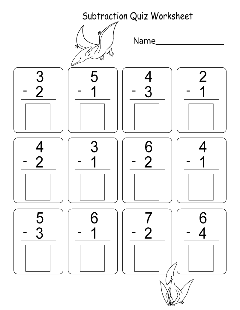 30 Math Subtraction Worksheets For Kids