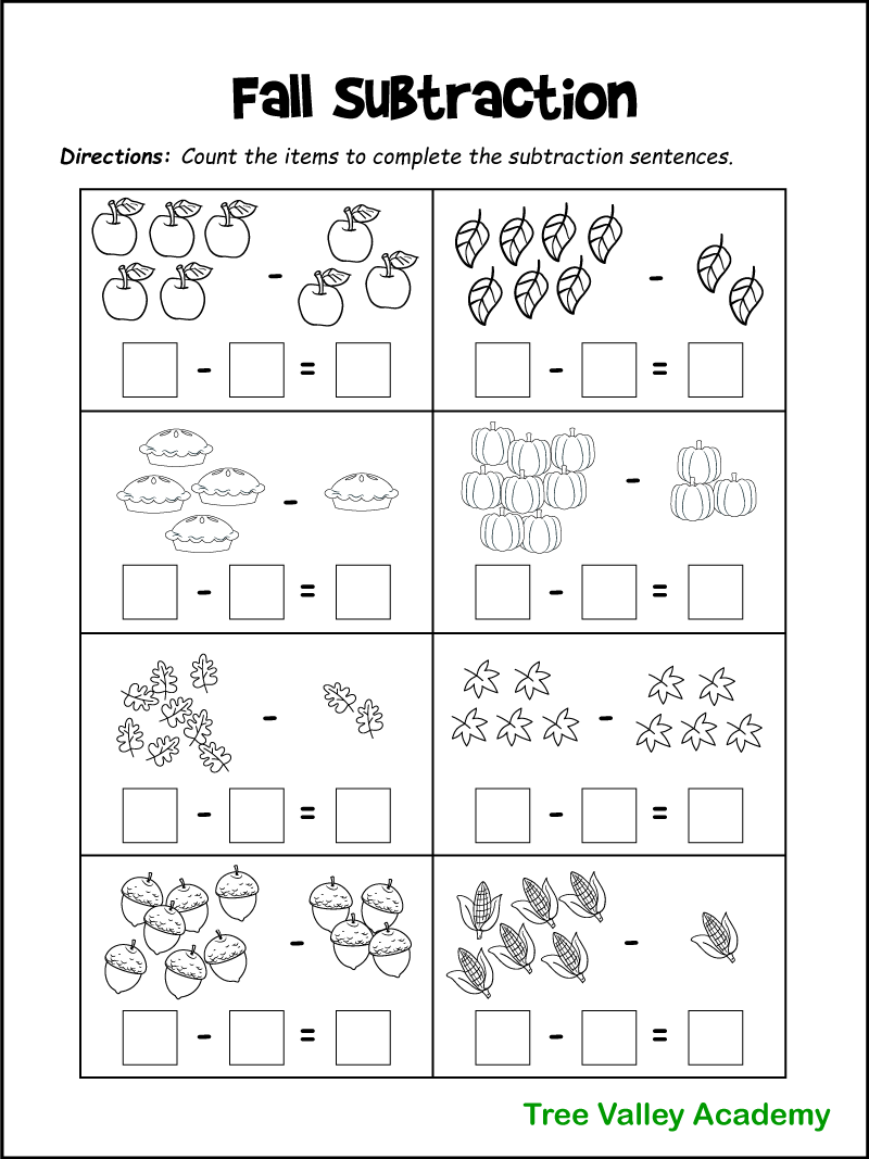 30 Math Subtraction Worksheets For Kids