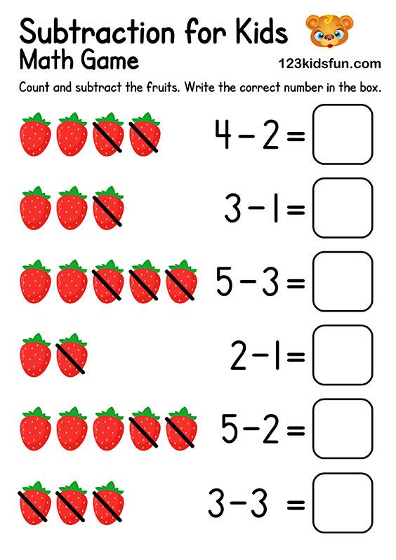 30 Math Subtraction Worksheets For Kids