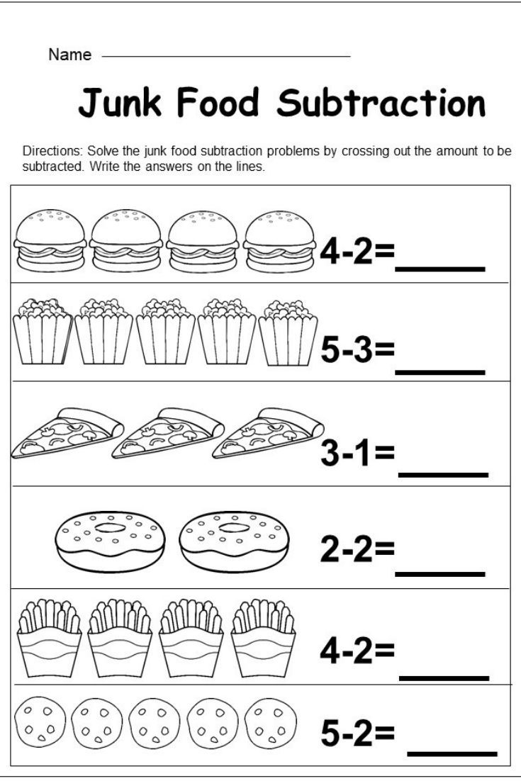 30 Math Subtraction Worksheets For Kids