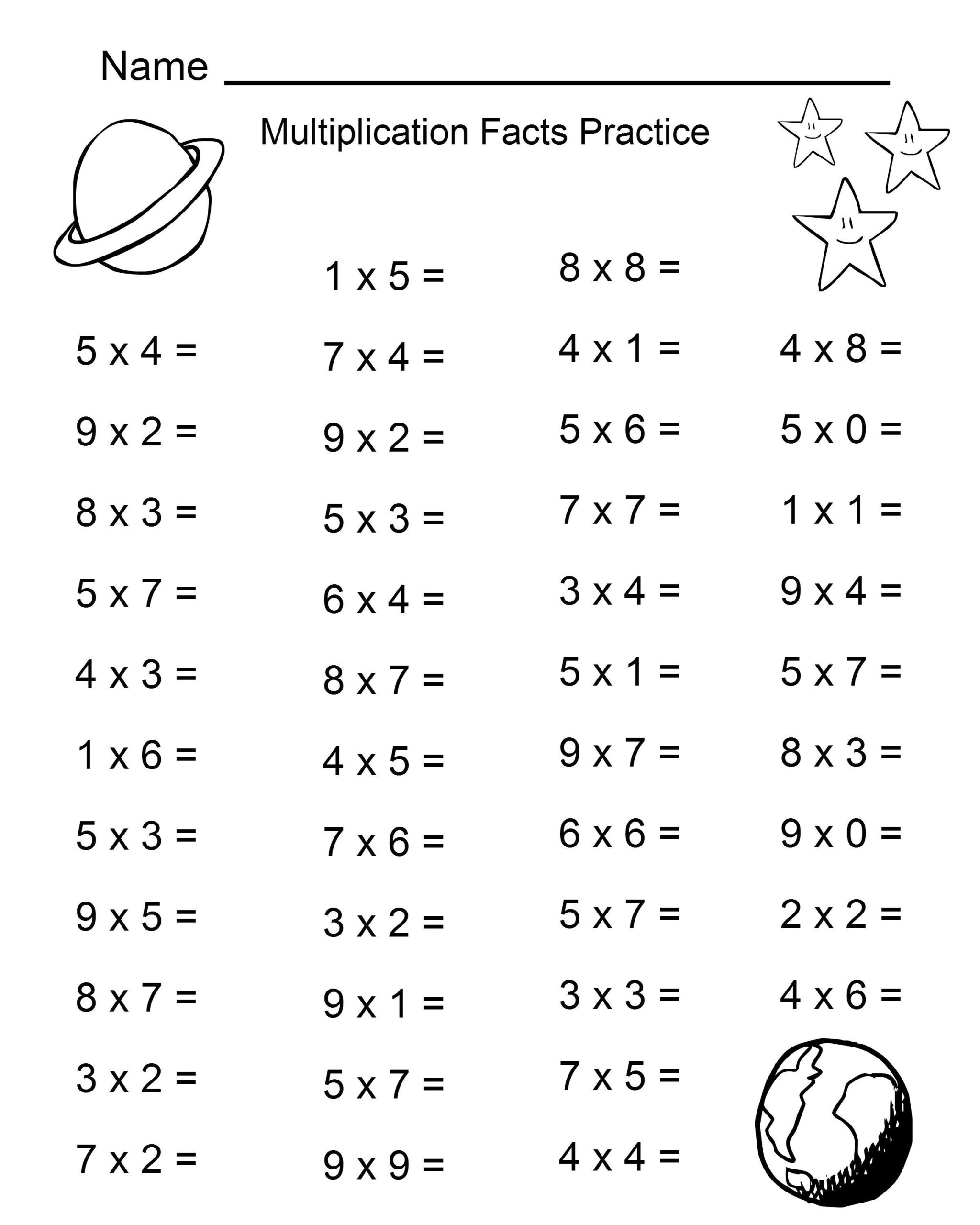 30 Multiplication By 3 Worksheets Free