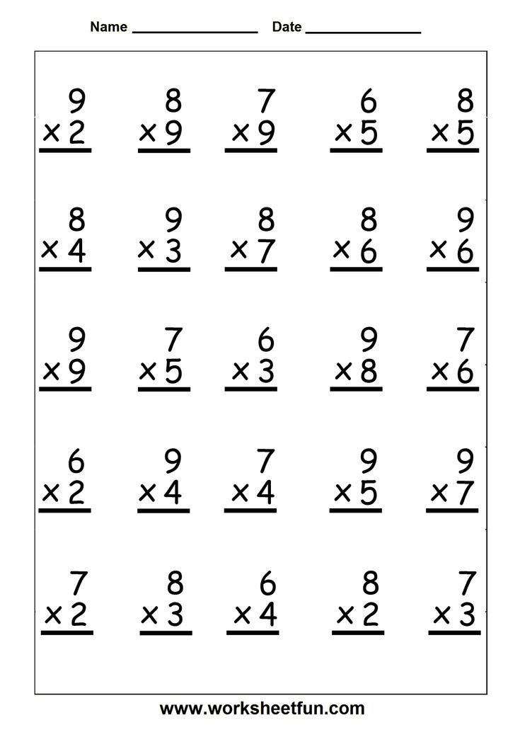 30 Multiplication By 3 Worksheets Free