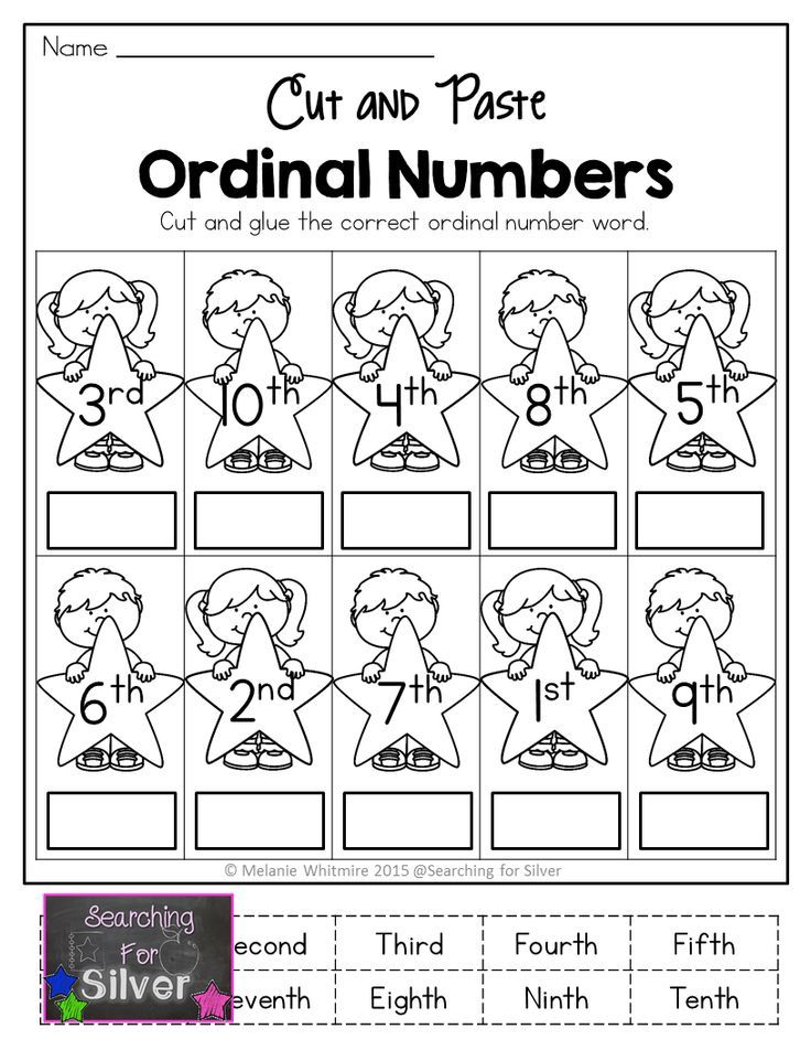 30 Numbers Worksheets For Kids Cut And Paste