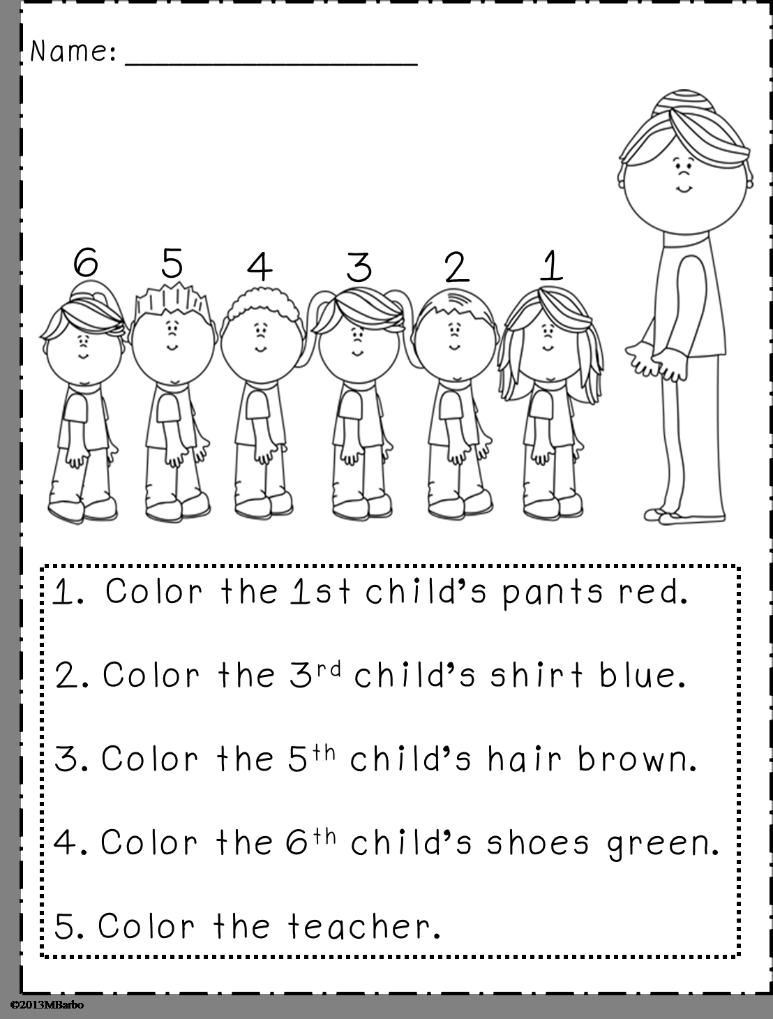 30 Numbers Worksheets For Kids Cut And Paste