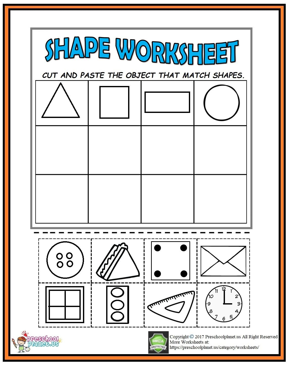 30 Numbers Worksheets For Kids Cut And Paste