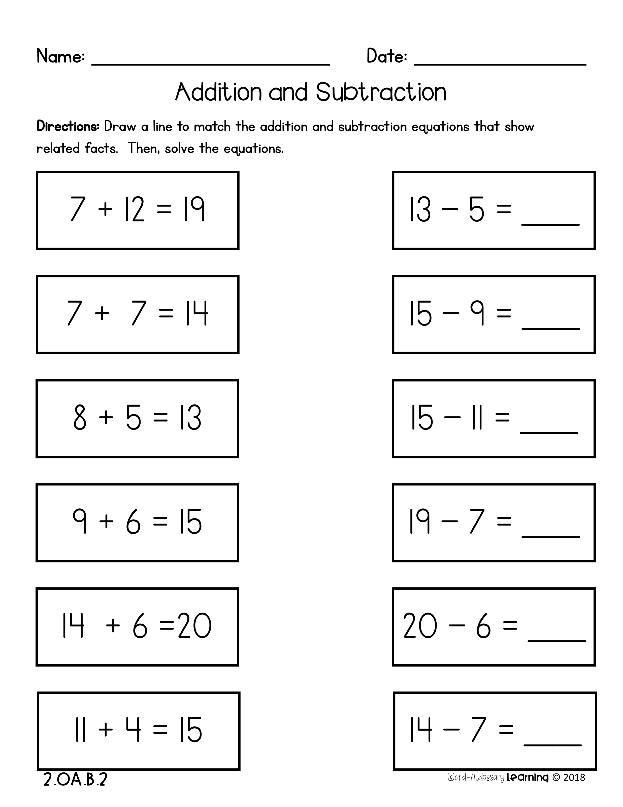 30 Picture Addition Worksheets Grade 2