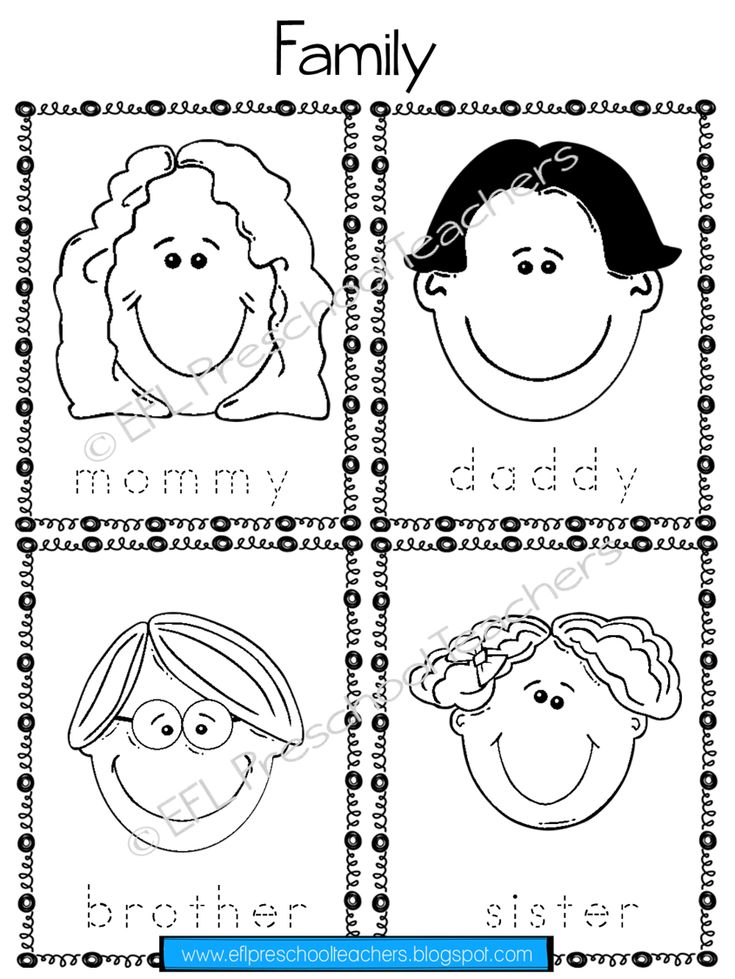 30 Rediscovered Families For Kindergarten Worksheets And Games