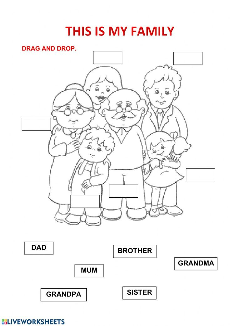 30 Rediscovered Families For Kindergarten Worksheets And Games