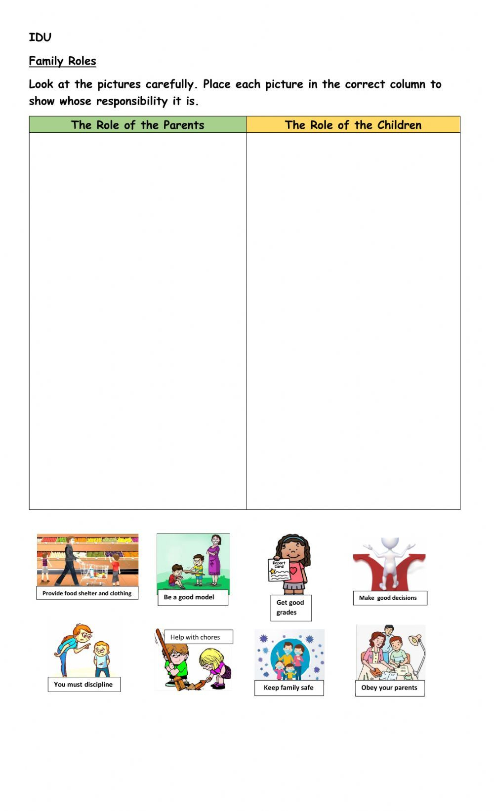 30 Rediscovered Families For Kindergarten Worksheets And Games