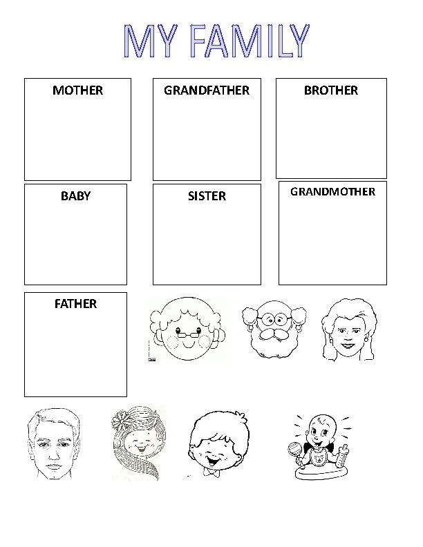 30 Rediscovered Families For Kindergarten Worksheets And Games